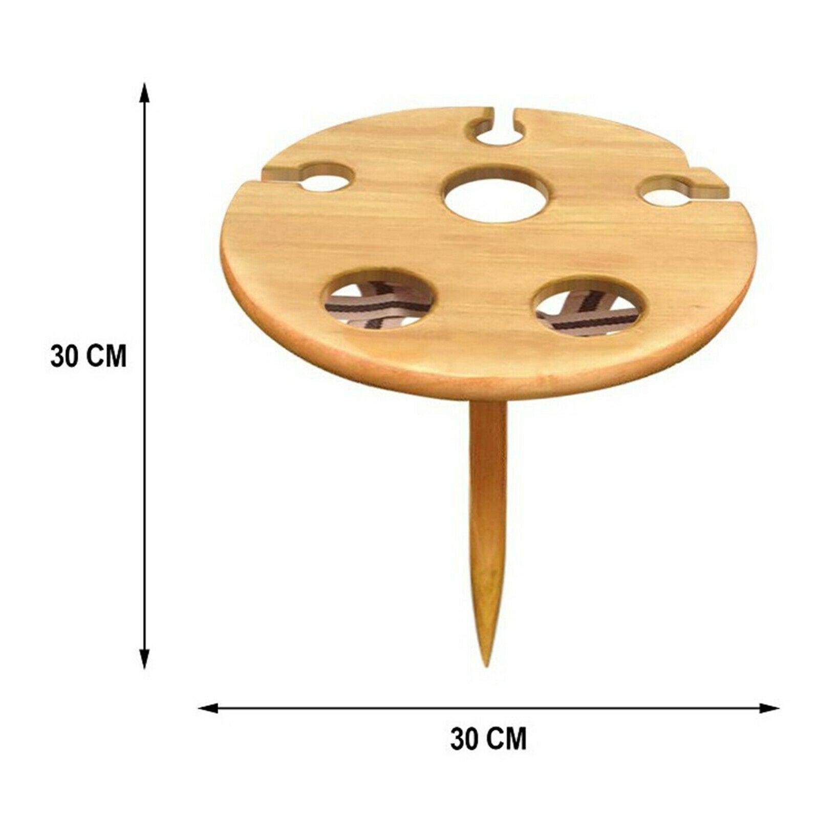 Folding Outdoor Wine Table Compact BBQ Camping Beer Serving Home Lawn Beach