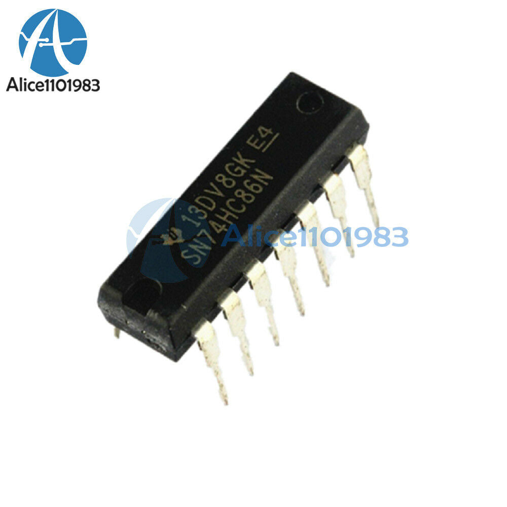 10PCS TI chip IC 74HC86N 74HC86 DIP14 DIP-14 NEW