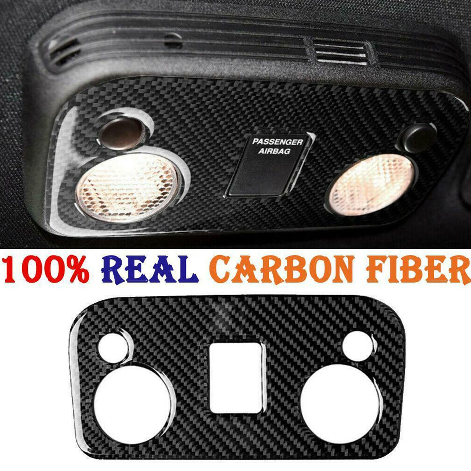 For Ford Mustang 2015-2019 High Quality Real Carbon Fiber Cover Trim Accessories