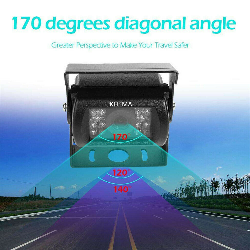 Car Parking Reverse Backup Camera Anti-Shock 18 LED Rear View Night Vision