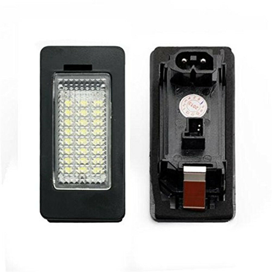 Durable License Plate Lights  Assembly 24-SMD Error Free LED Lamp Set for BMW