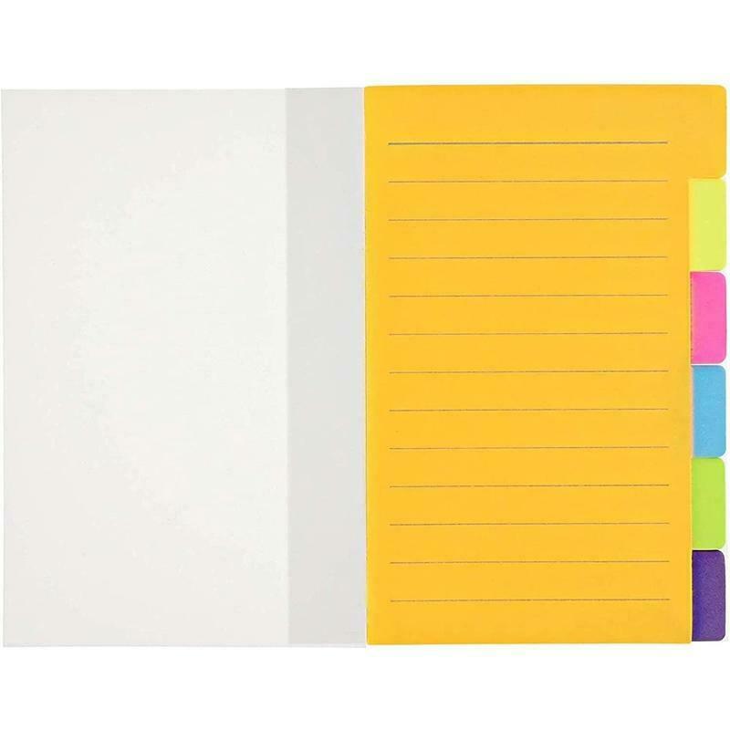 Small Note Paper Clear PP Cover Ruled Pages Writing Pad School Students Supplies