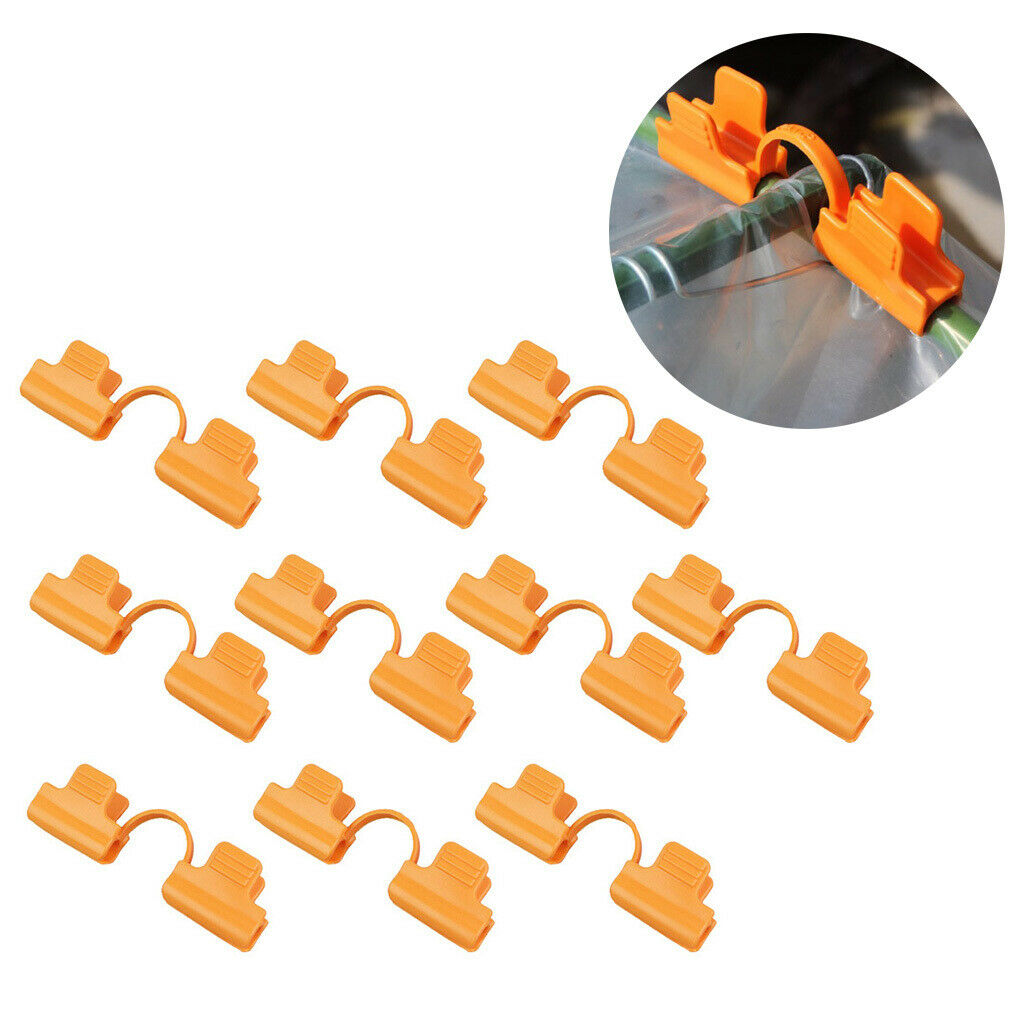 30Pcs Pipe Greenhouse Clamps Greenhouse Sunshade Net Fixing Clips Clamp