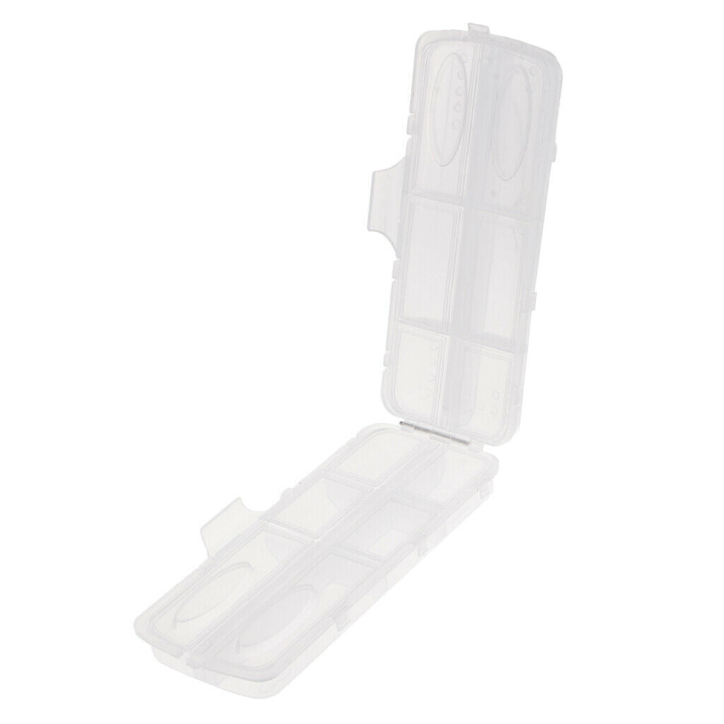2PCS Fishing Lure Box Lures Baits Storage Case Accessories Pills Buttons