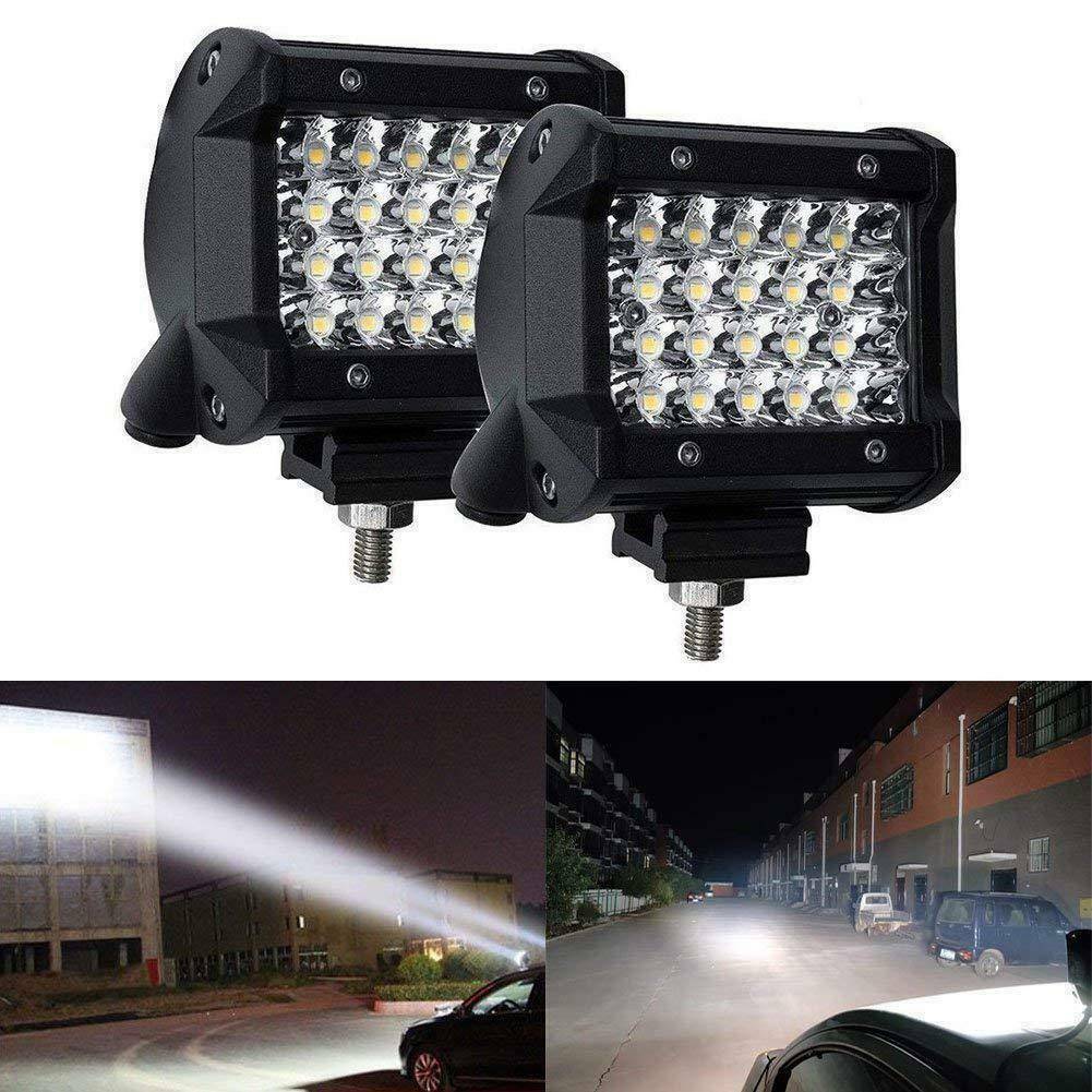 200W 4Inch LED Combo Work Light Spotlight OffRoad Driving Fog Lamp Truck Boat-US