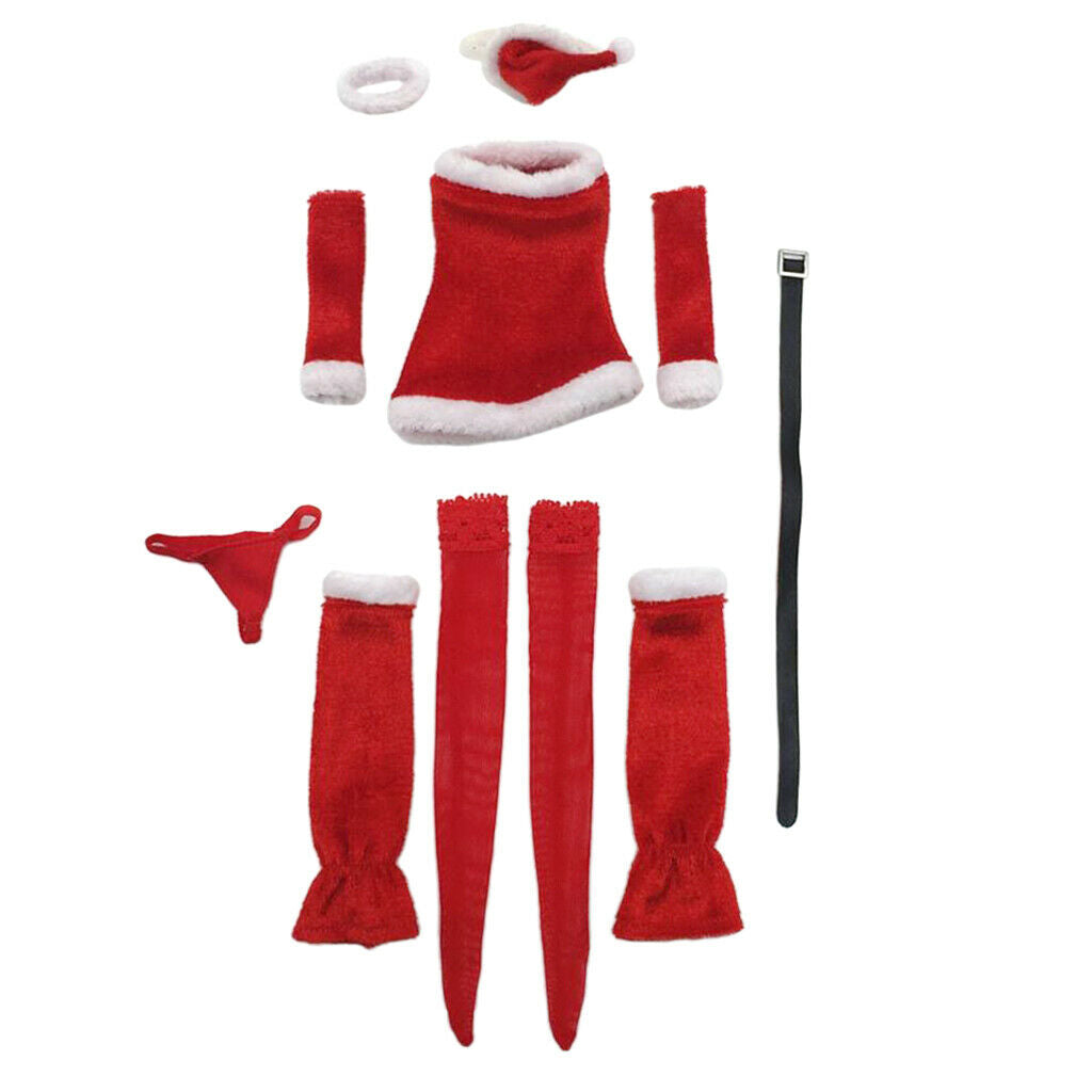 Set Of 1/6 Scale Christmas Clothes Clothes For Women For Figures Of
