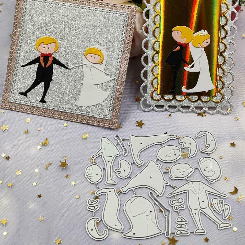 Wedding Series Metal Cutting Dies Stencil DIY Scrapbooking Album Paper Card Mold