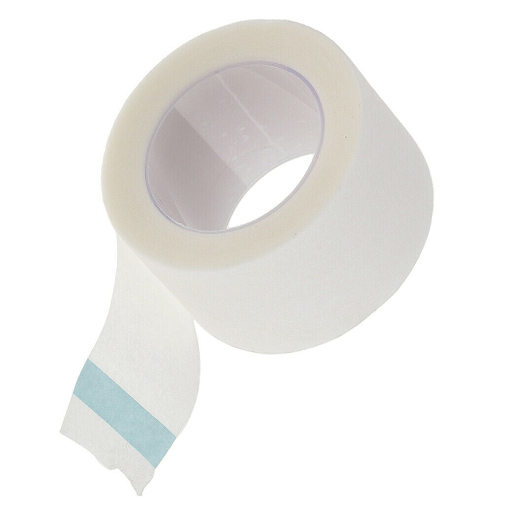2 Rolls Non-woven Fabric Adhesive Lashe Tape For Eyelash Extensions Grafting