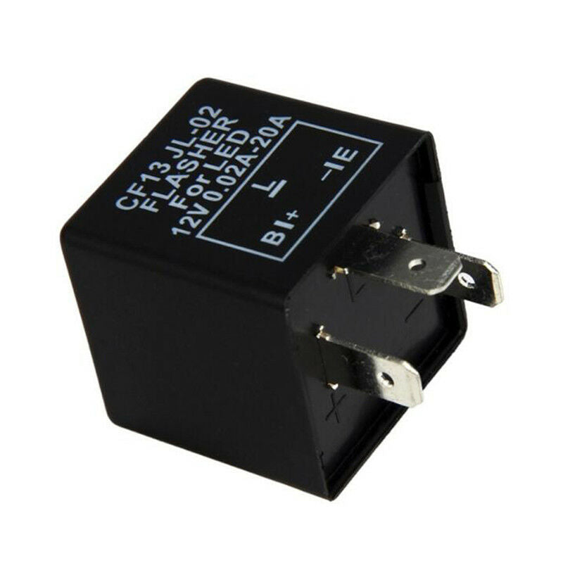 3 Pin Electronic Car Flasher Relay CF13 JL-02 fix LED light Hyper,Flash B.l8