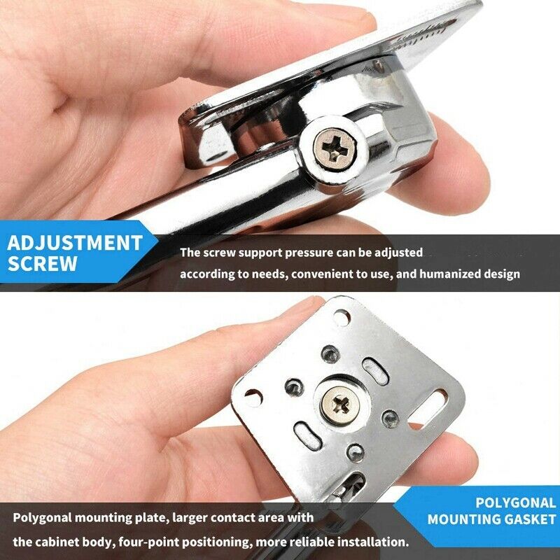 2 Pack Heavy Lid Support Hinges,Support Hinge Hydraulic Lever Corrosion ResistO9