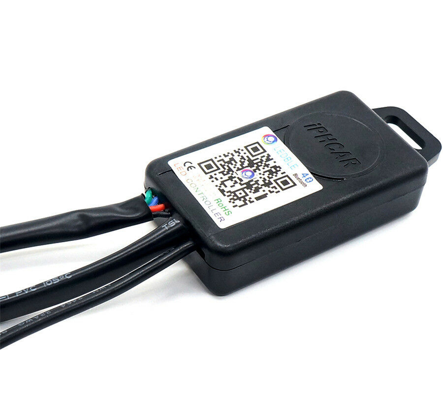 2x RGB Colorful LED Devil Eyes Bluetooth App Control For Car Headlight Retrofit