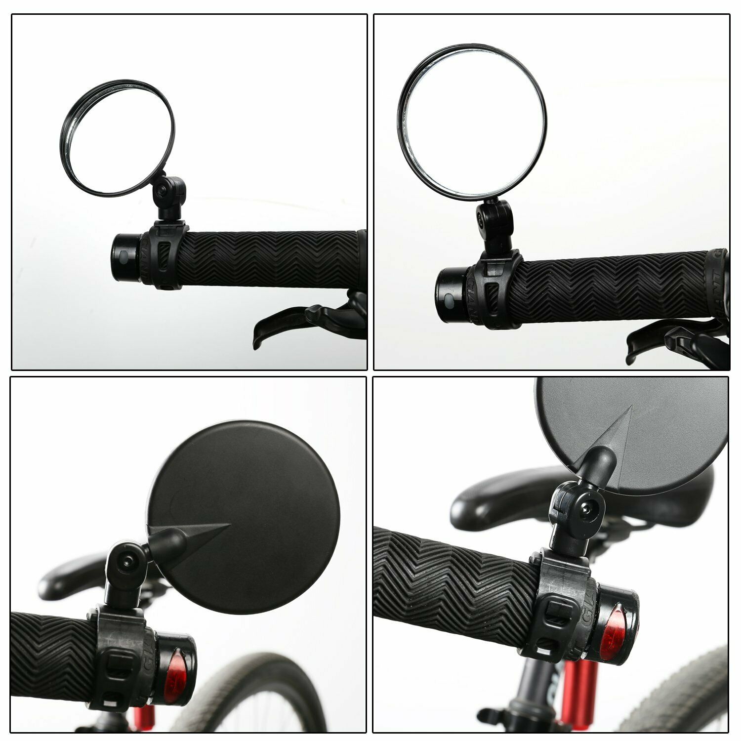 Rotation Rear View Bicycle Mirror Handlebar Motorcycle Looking Bike Rearview New