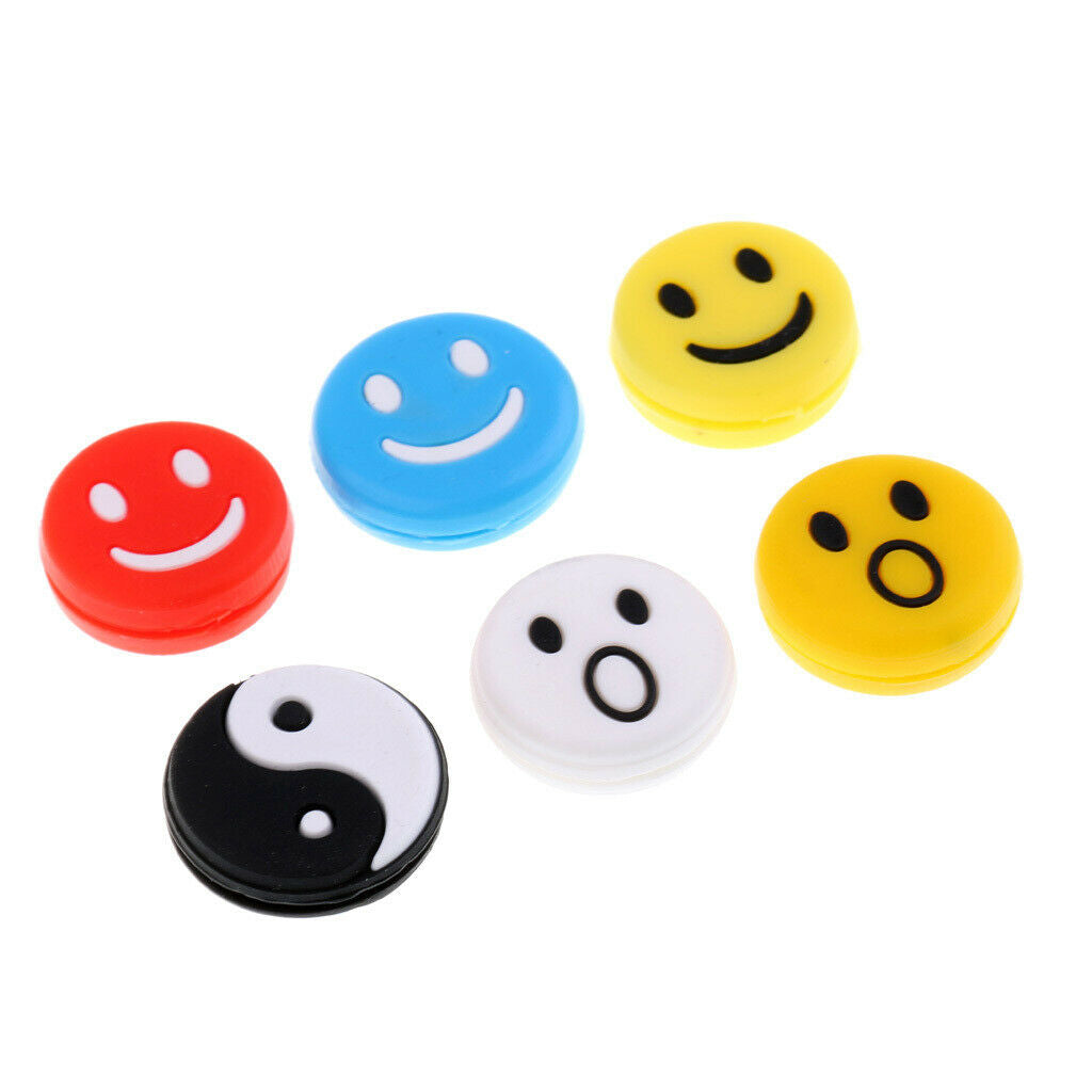 12pcs Silicone Tennis Racket Vibration Dampener Shock Absorber Mixed Color