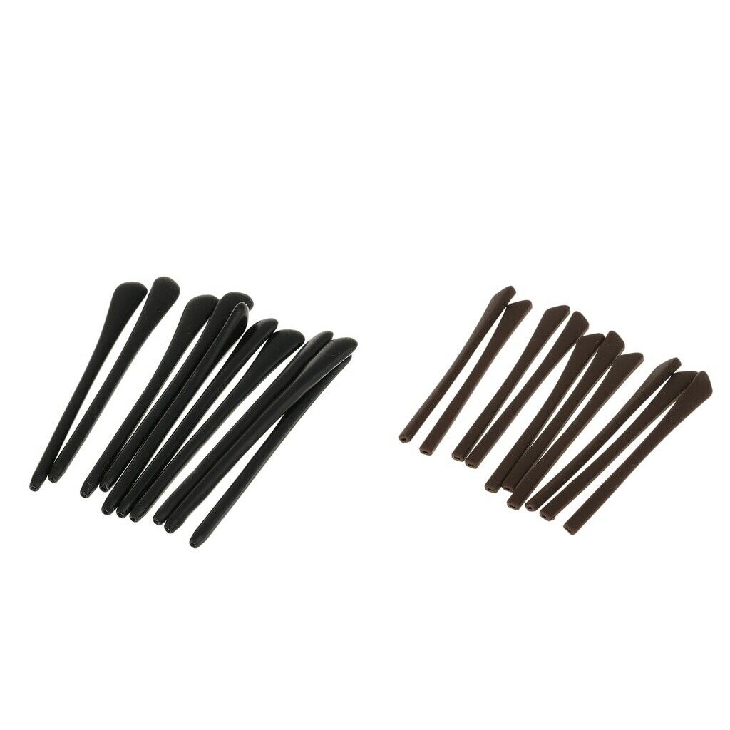 20pcs Eyeglasses Silicone Eyeglass Frame Temple Ends