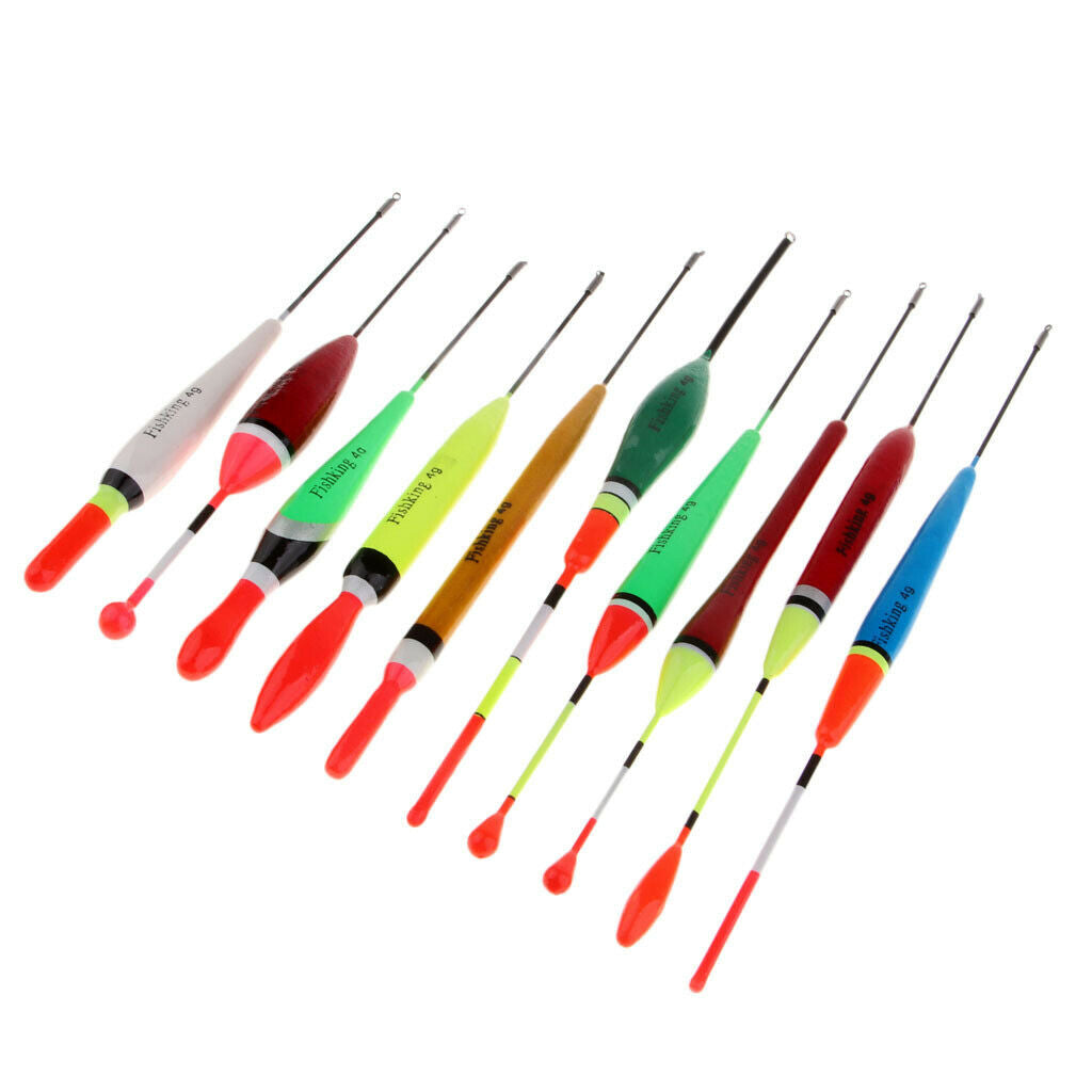 20Pcs Freshwater Fishing 4g Balsa Tackle Wooden Floats Bobbers Panfish