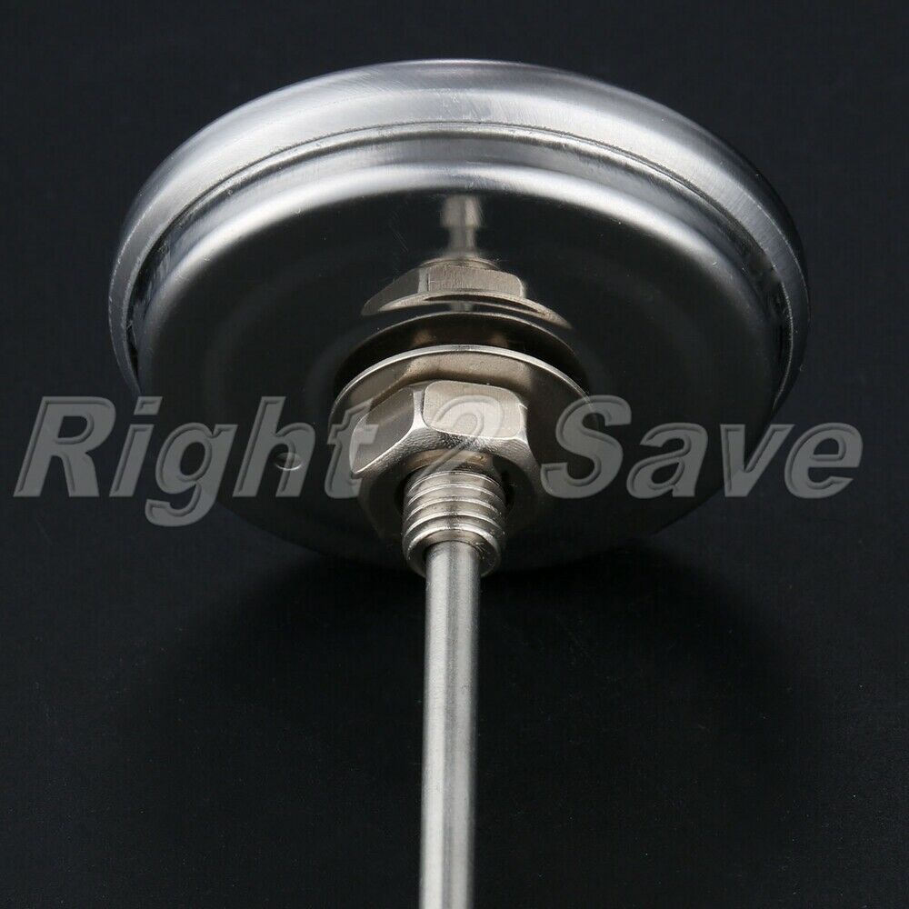 Stainless Steel Barbecue BBQ Charcoal Grill Wood Smoker Thermometer Gauge 550â„‰