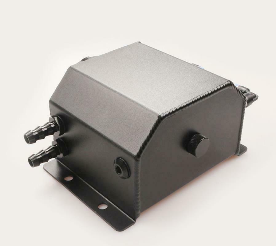 1L Black Aluminum Radiator Coolant Overflow Bottle Recovery Water Tank Reservoir