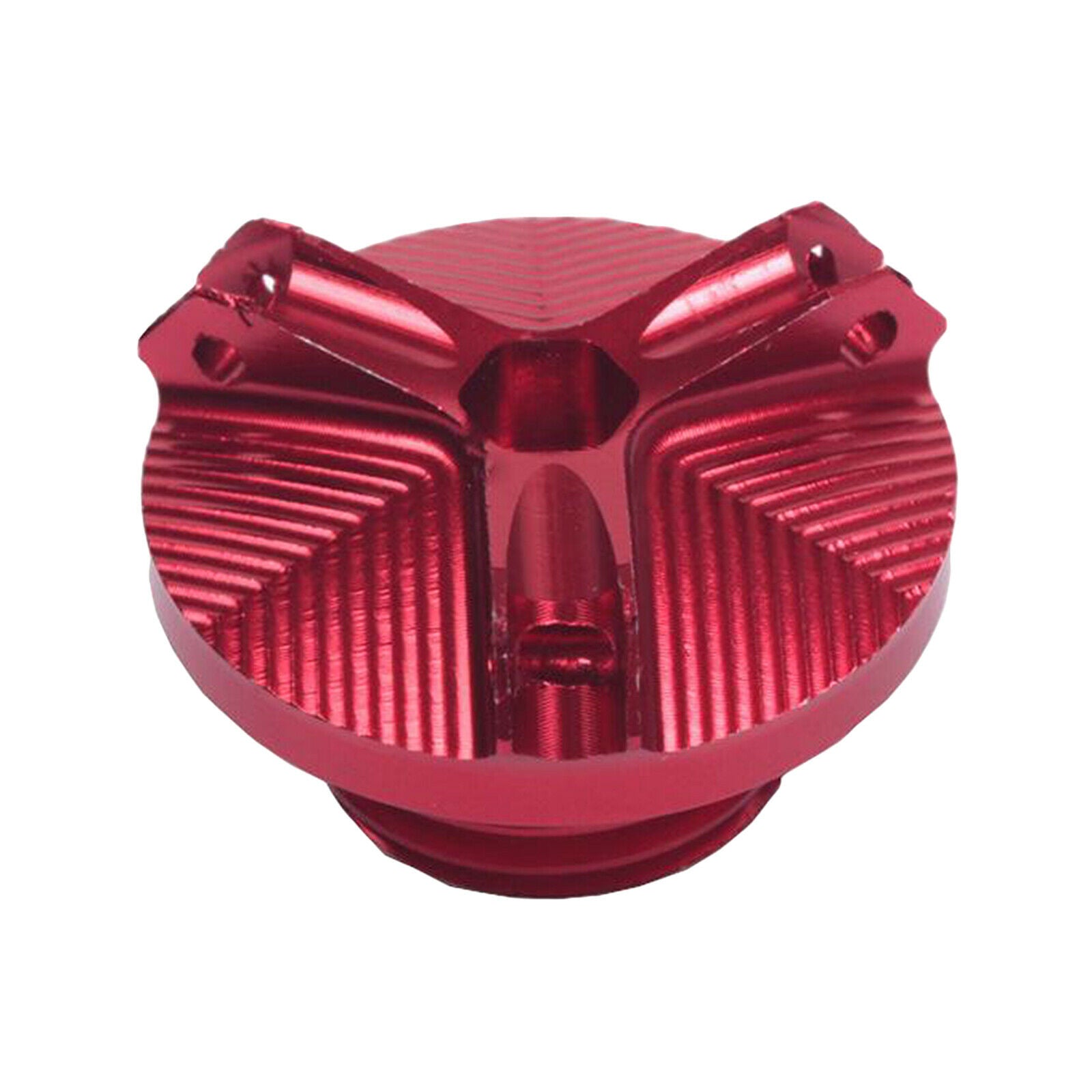 Motorcycle Oil Cap Cover Engine Nut Cap Cover for Kawasaki 2018 2019 Red