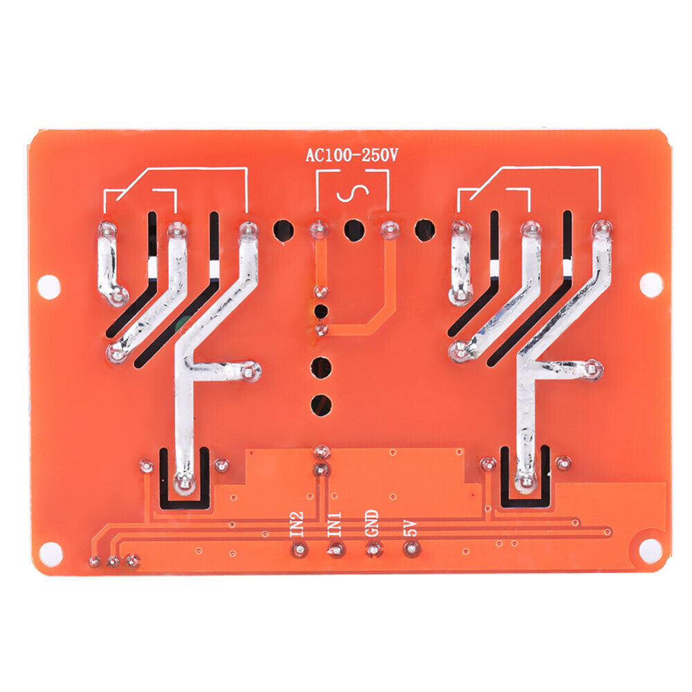 2 Channel Relay Module 30A DC 5V High-low Level Trigger Control Relay Module