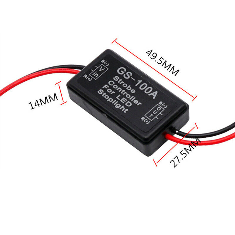12V GS-100A Car SUV Truck LED Brake Stop Light Strobe Controller Flasher Module
