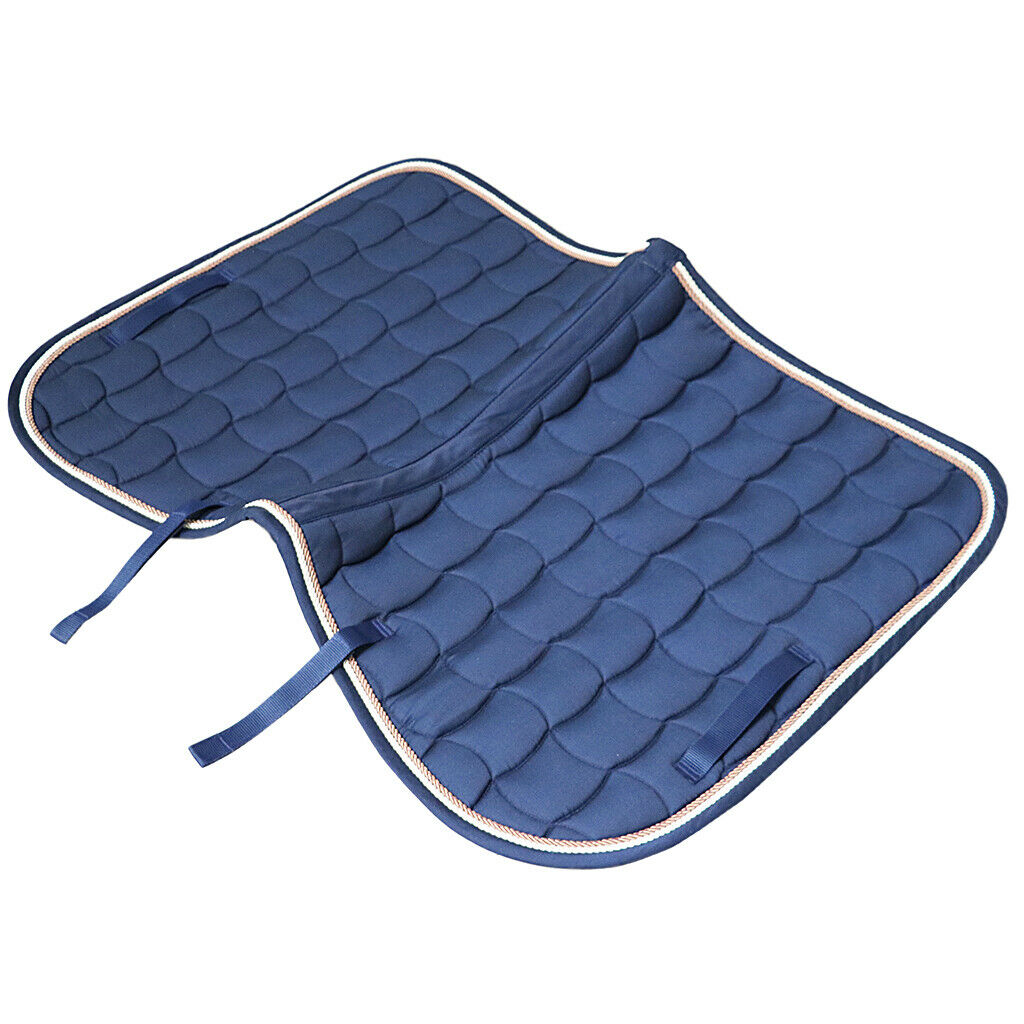 Cotton Contoured Half Saddle Pad Liner Western, Equine Comfort English Saddle