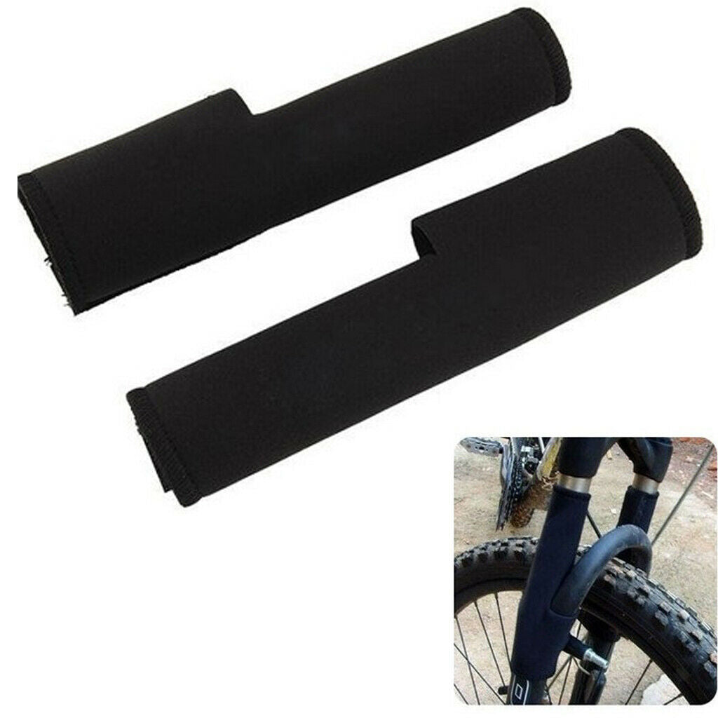 1 Pair Front Fork Protection Guard Pad Seal Wrap Cover Bike Accessories
