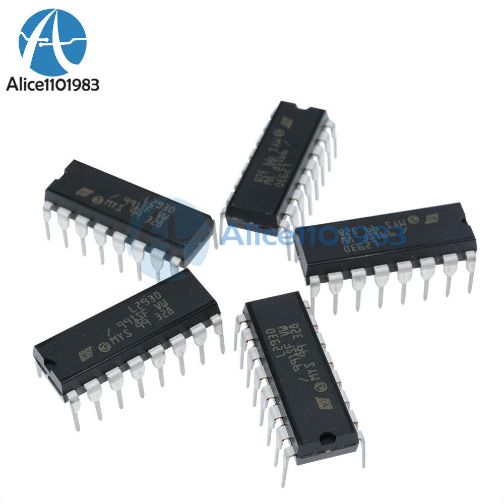 5PCS L293D L293 Push-Pull Four-Channel Motor Driver IC DIP-16 NEW