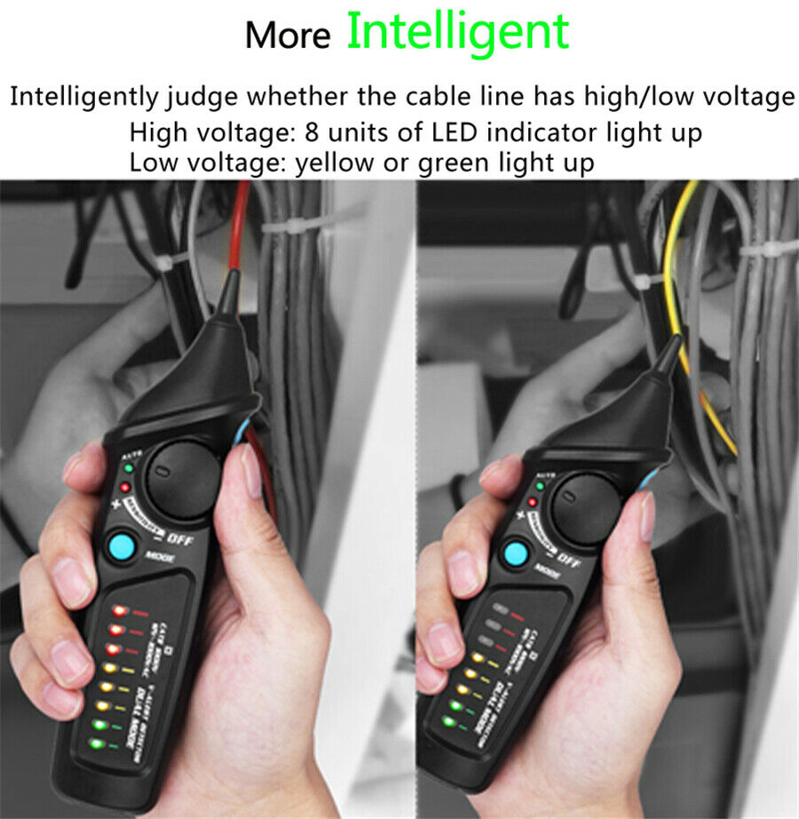 Non-Contact LED AC Electric Voltage Tester Power Detector BSIDE AVD06 12-1000V