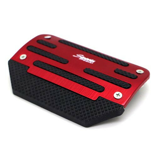 2Pcs Red Non-Slip Treadle Brake Accelerator Foot Pedal Pad For Automatic Car SUV