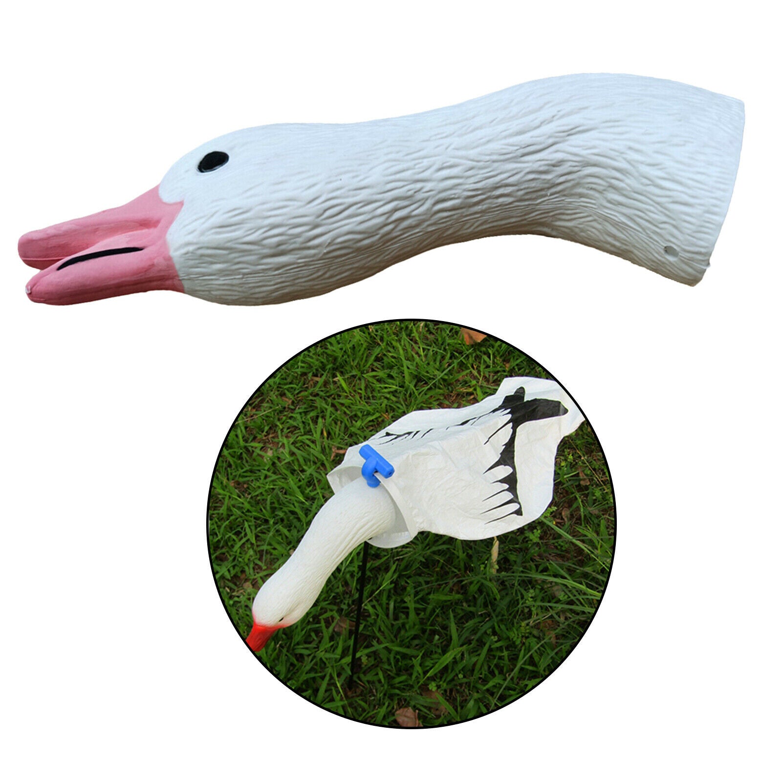 Hunting Windsock Decoy Bags Snow Geese Goose Neck Reusable Flexible Head