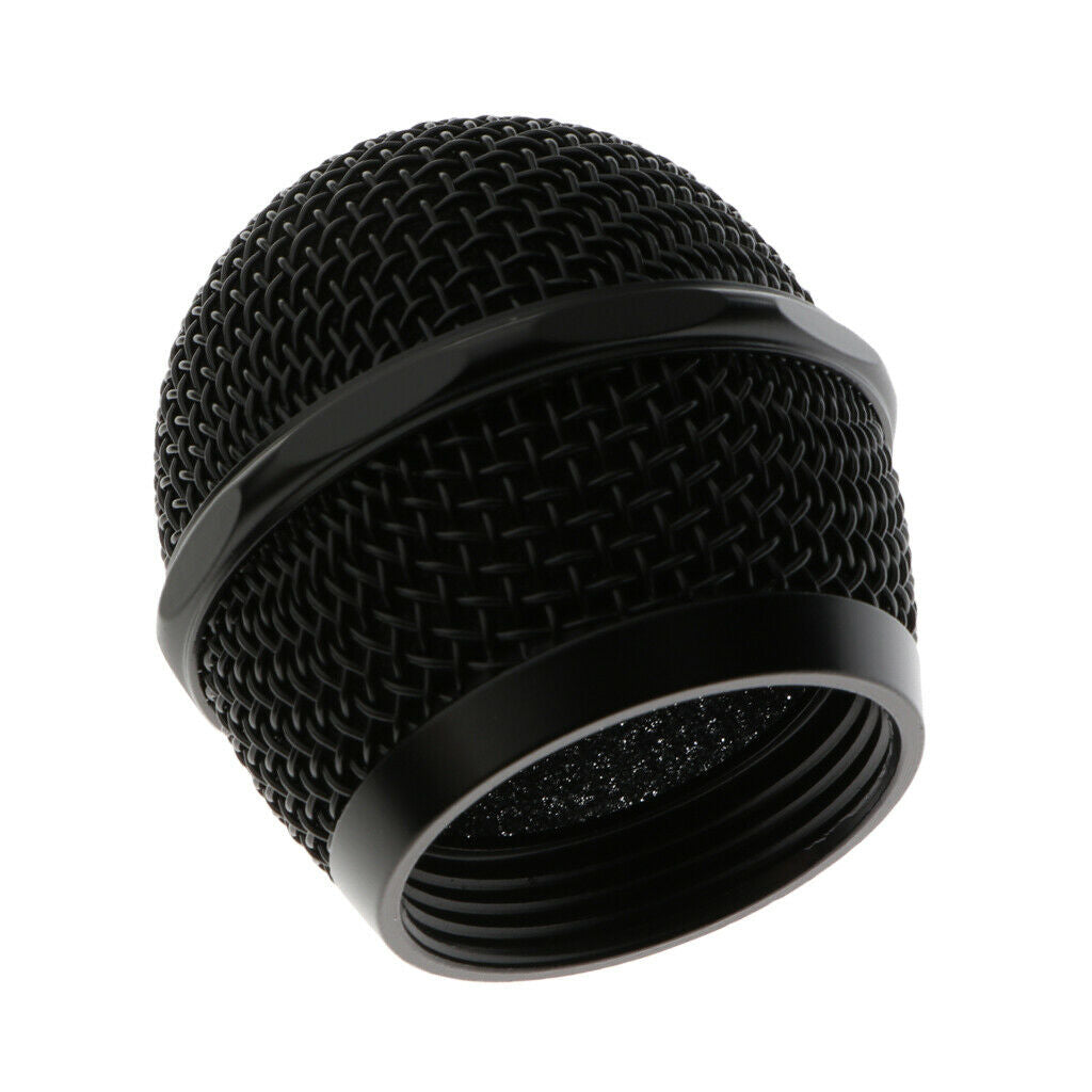 Black Replacement Microphone Grille for Shure Microphone 58x55mm