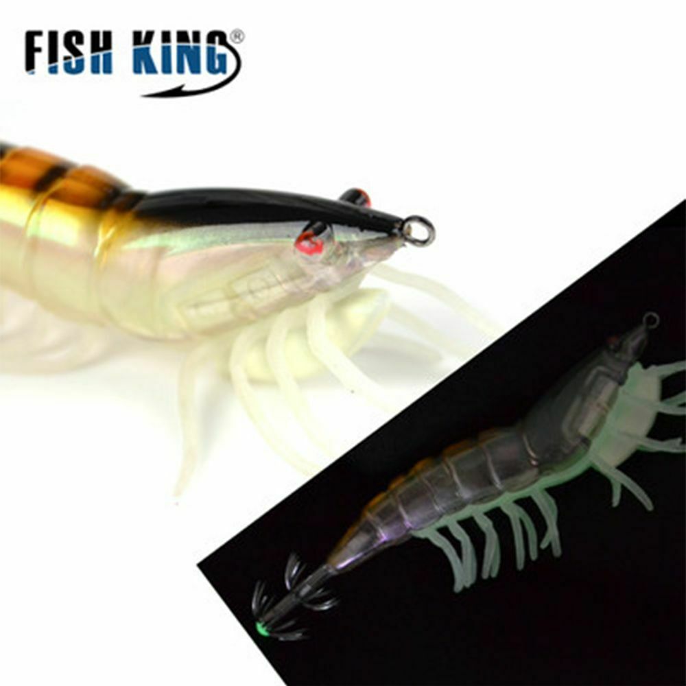 Sinker Jigs Soft foot Squid Hook Wood Shrimp Lures Octopus Bait Fishing Tackle