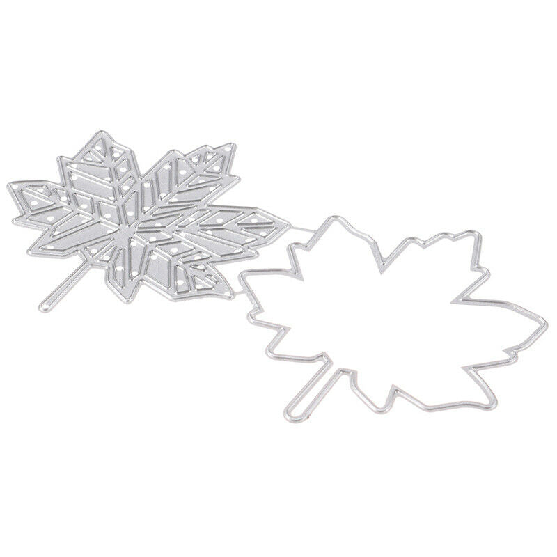 Metal Maple Leaf  Dies Cutting Decorative Embossing Scrapbooking Stenc.l8