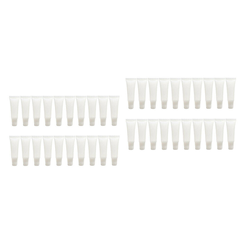 Lots 80pcs Empty Lip Gloss Container Soft Empty Tubes Lip Gloss Cosmetic