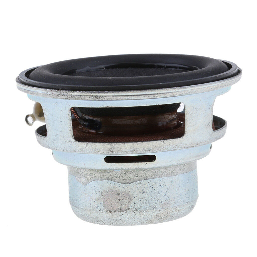 45mm 8W Full Range Audio Speaker Round Loudspeaker 18 Coil Rubber Edge New