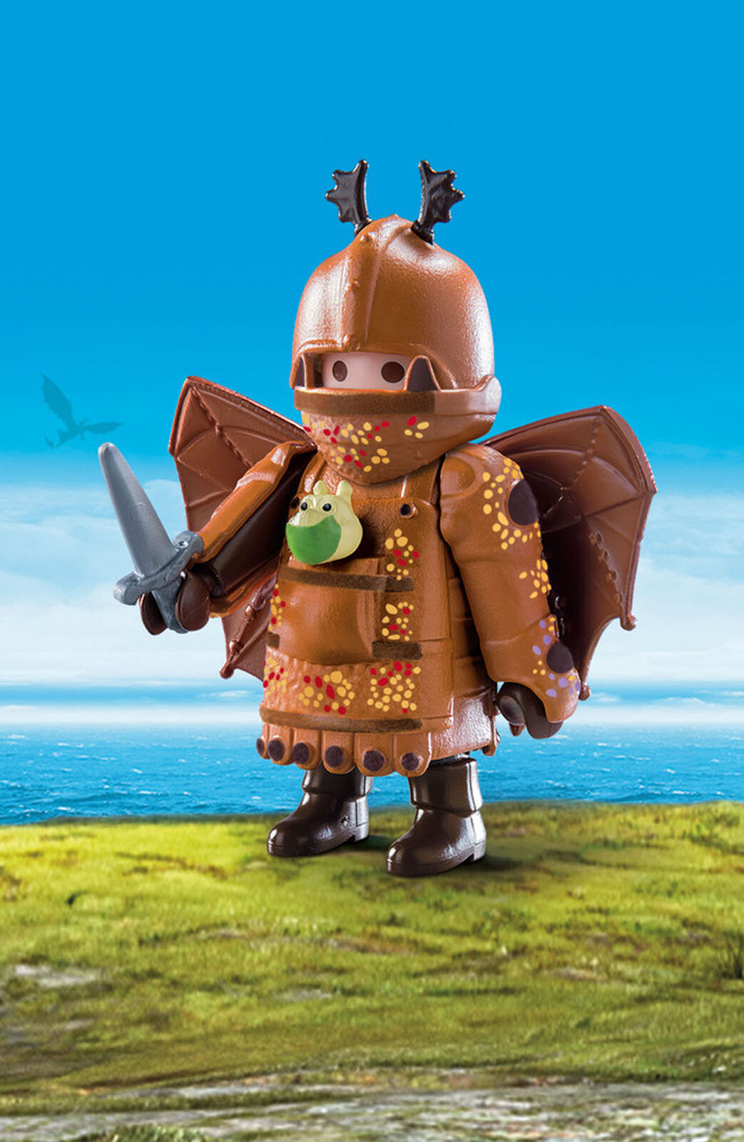70044 Playmobil Dragons Fishlegs with Flight Suit Dragons 10 Pieces Ages 4yrs+