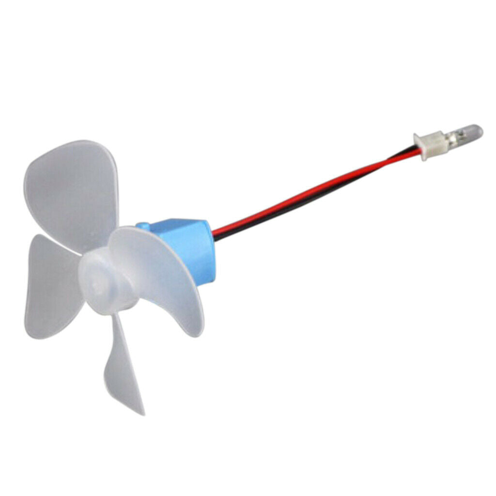 DIY Micro Wind Turbine Mini Wind Generator Water DC Generator LED Lighting