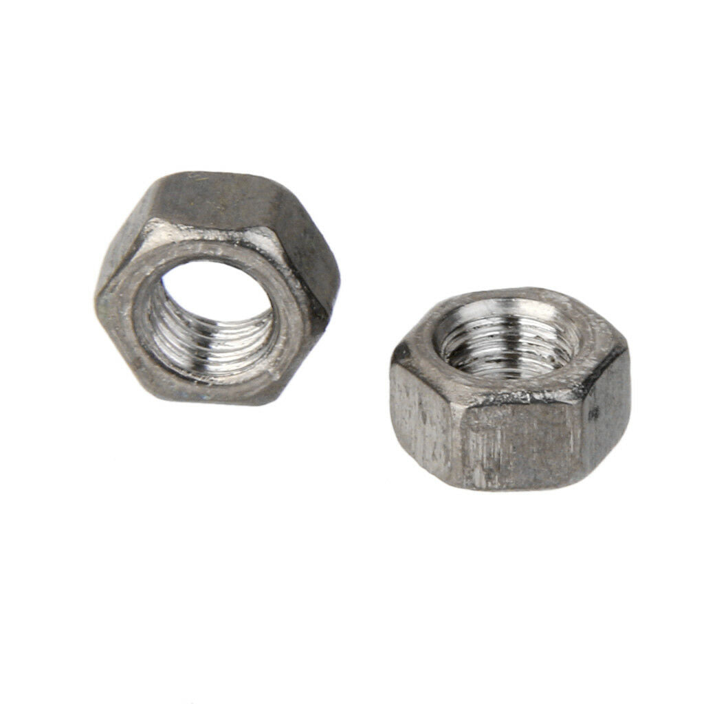 10pcs M5*4 Titanium Alloy Nuts Fits Metric Hex Bolts Screws Lock