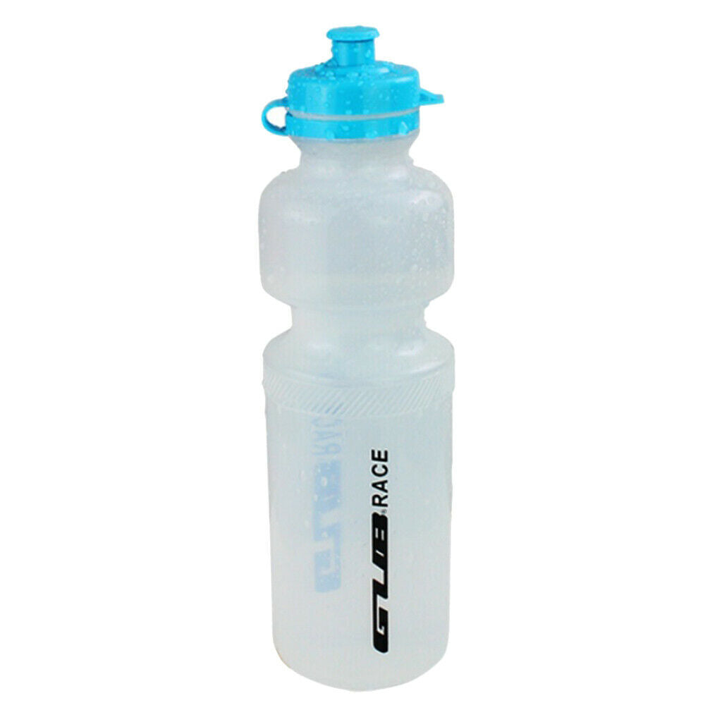 Sports Drinks Water Bottle White BPA Free Squeeze Cycling Gym Running Bottle