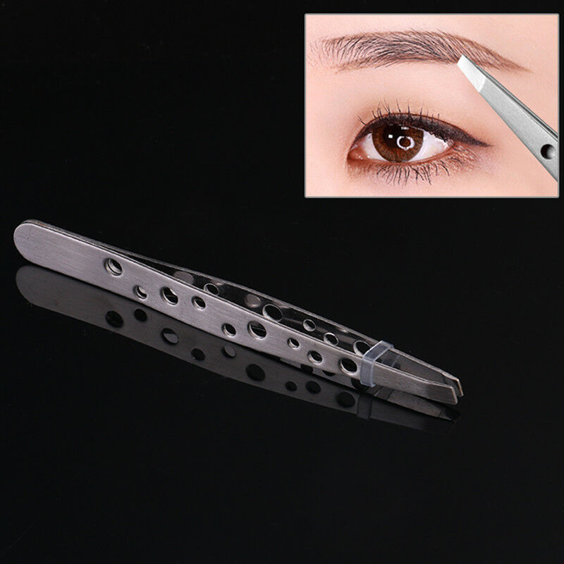 2pcs precision eyebrow tweezers of out ultra fine point stainless steel tw.l8