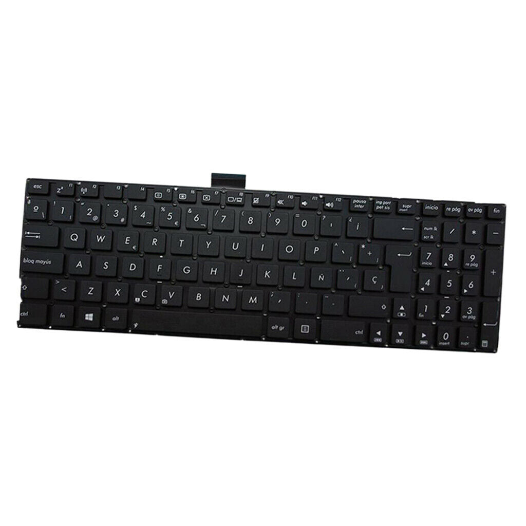 New Replacement Black Spanish Layout Keyobard without Frame for ASUS Laptop