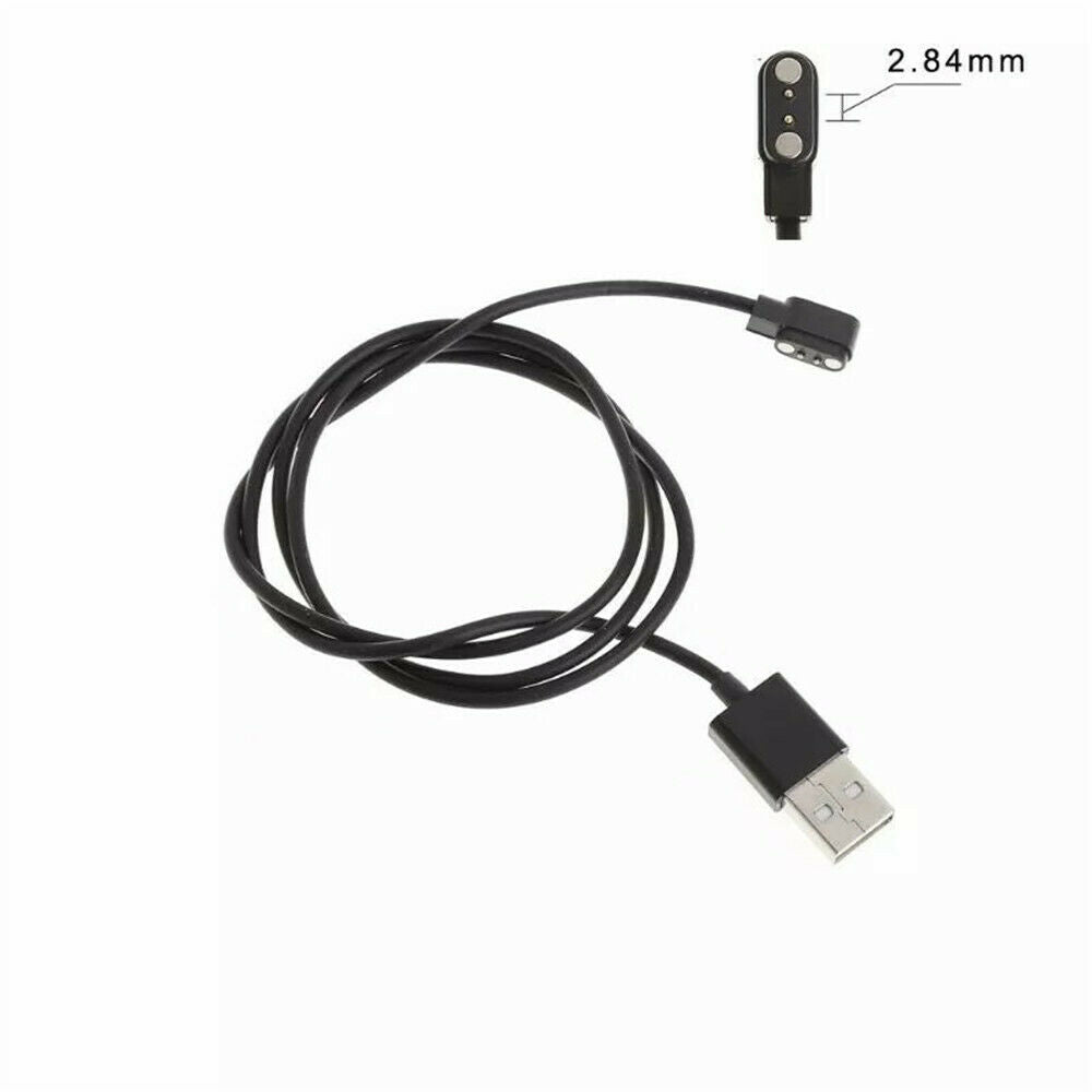 Magnetic charging cable with 2.84mm magnetic socket for smart watches
