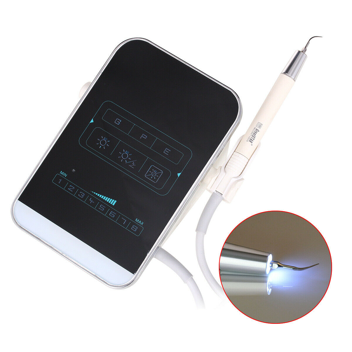 Dental Ultrasonic Scaler Fiber Optic Scaling Perio Endo LED Detachable Handpiece