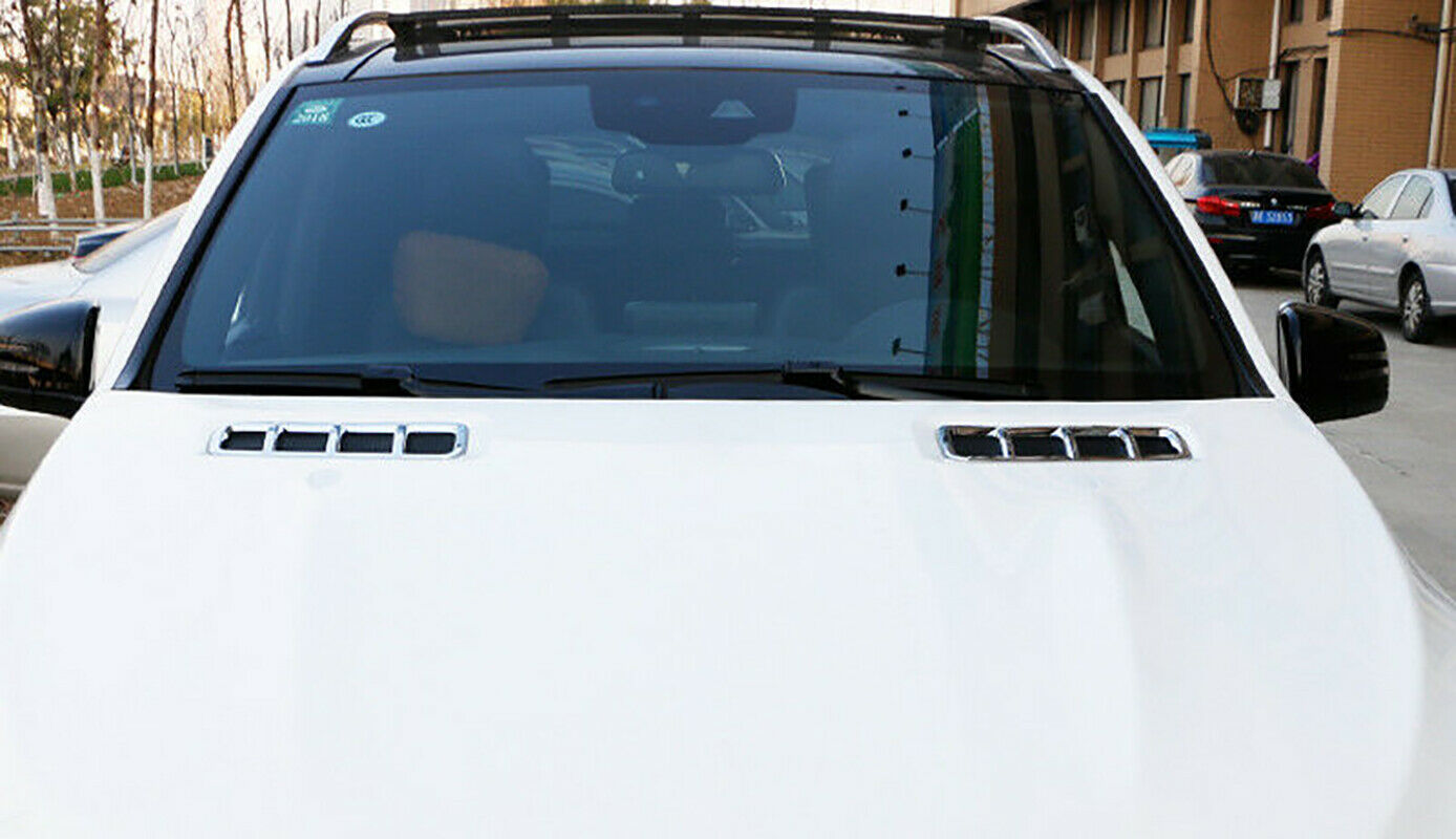 Chrome Hood Vent Trim 4pcs for Mercedes Benz ML Class W166 2012-2015 ML 350 550
