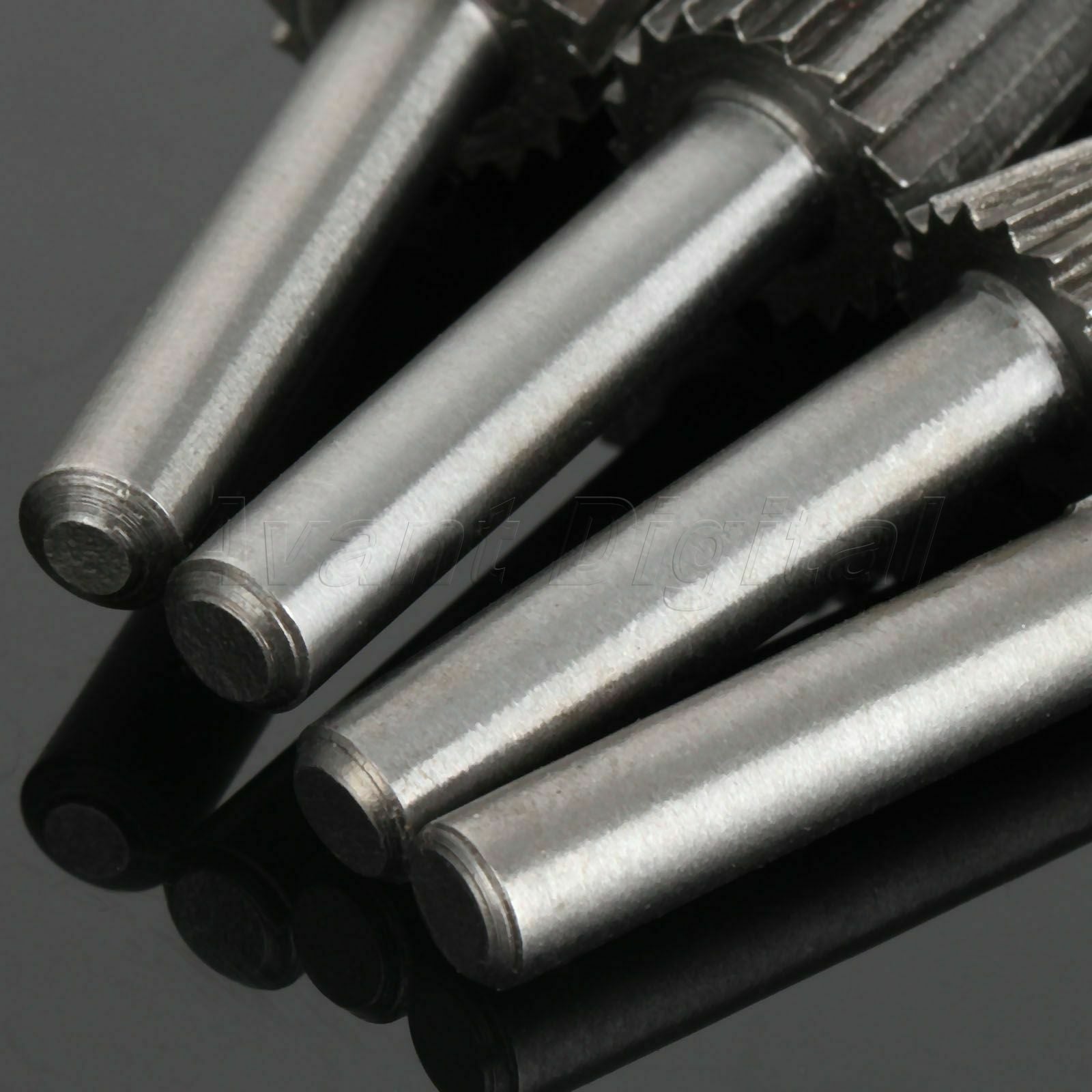 New 6pcs Rotary Burr Set Engraving Bit Grinding Shank 6mm 1/4" For Rotary Tools
