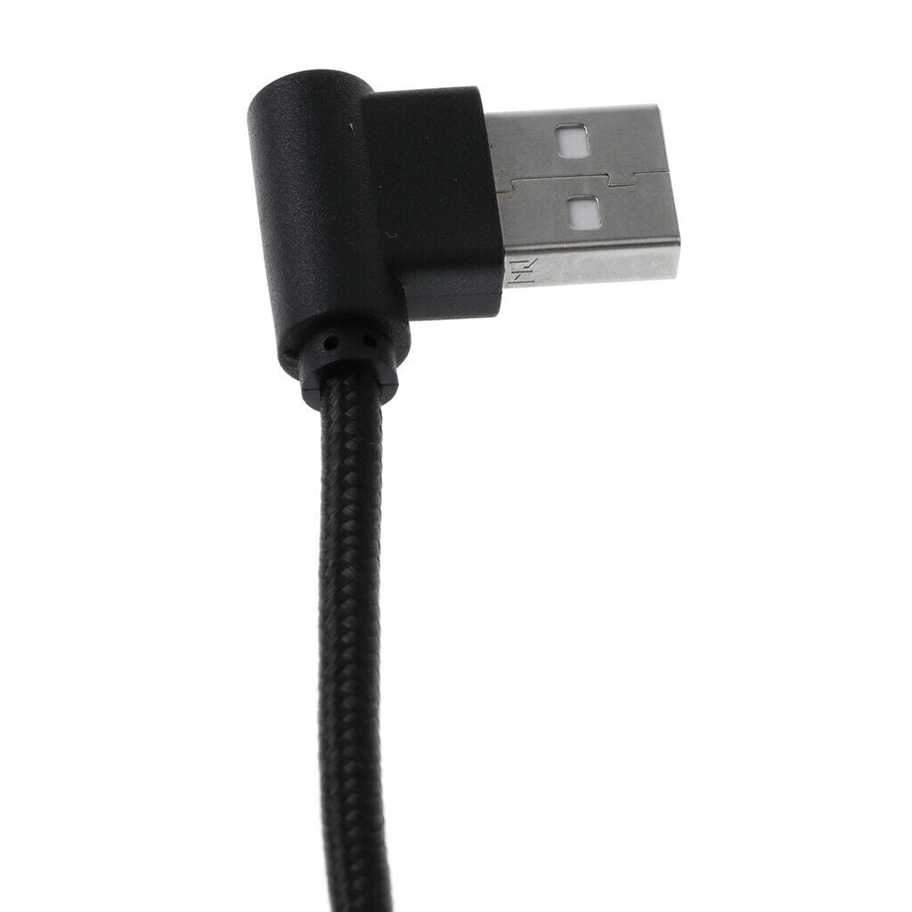 Metal Winding Micro USB Charging & Data Cable For Android Devices Black black
