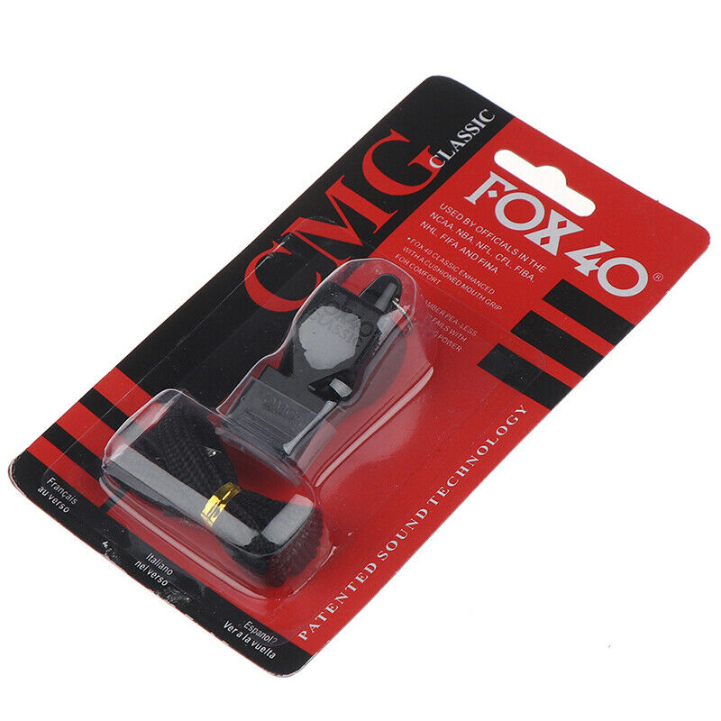 Whistle with Lanyard Fox 40 Soccer Football Basketball Hockey Baseba.l8