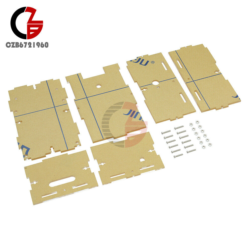 LM317 Adjustable Regulated 1.25V-12V Voltage Power Supply Board Kits w/ Case