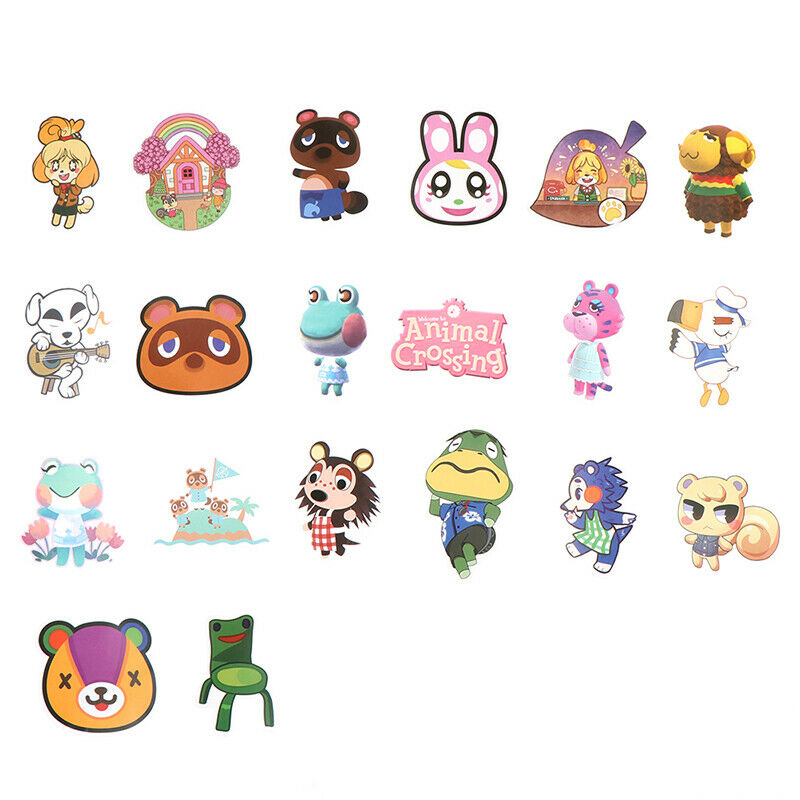 50x Animal Crossing Game Stickers Skateboard Fridge Laptop Luggage Sticke.l8