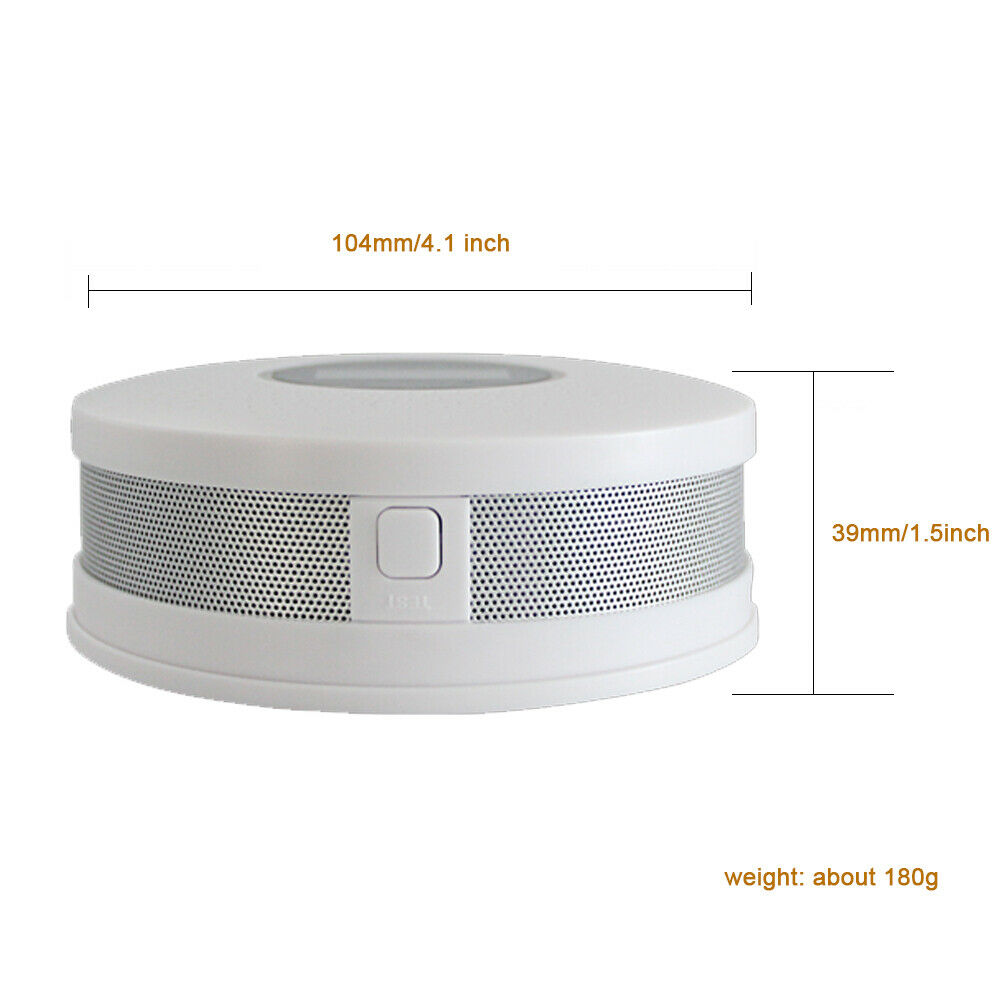 2 in 1 CO & Smoke Alarm Carbon Monoxide Detector Gas Warning Sensor Alert Alarm